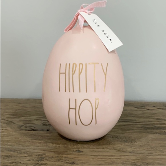 Rae Dunn Other - Rae Dunn HIPPITY HOP Decorative Egg